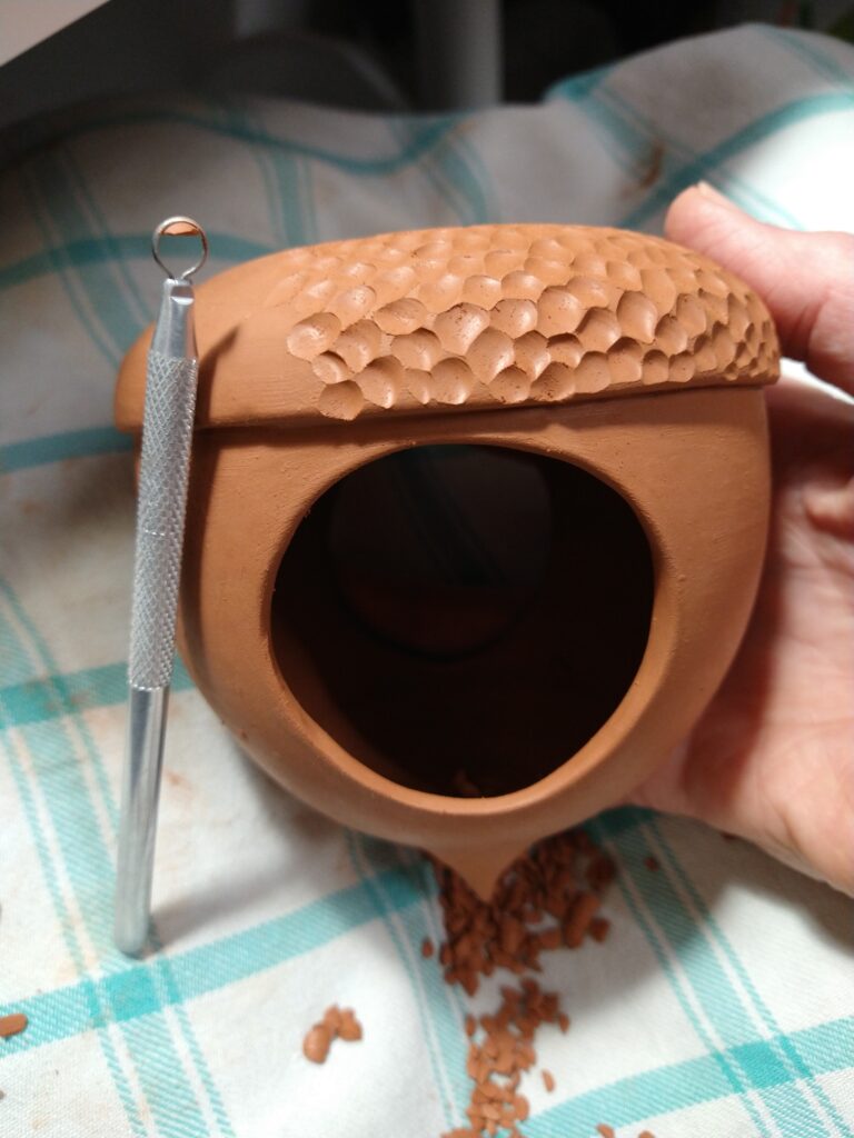 boetseren handvormen kleiatelier cursus workshop vogelvoederhuisje